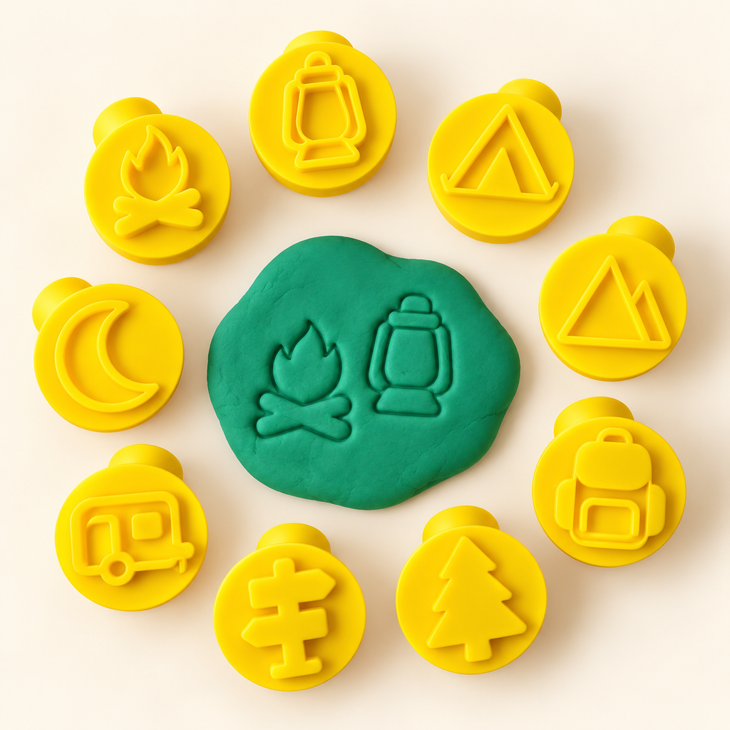Camping Play-Doh Stamp Set