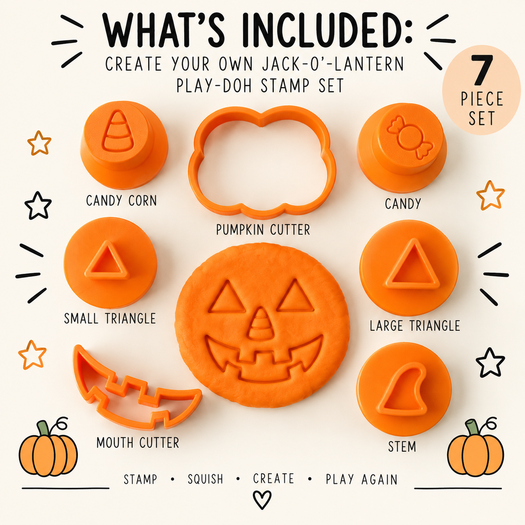 Create Your Own Jack-O-Lantern Play-Doh Set