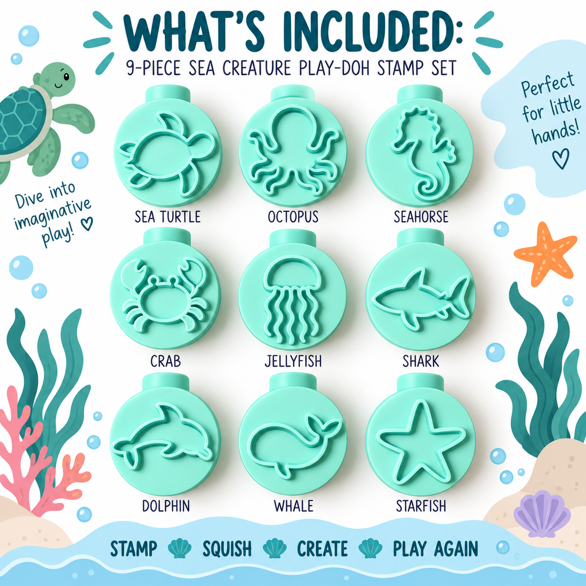 Sea Creatures Play-Doh Set